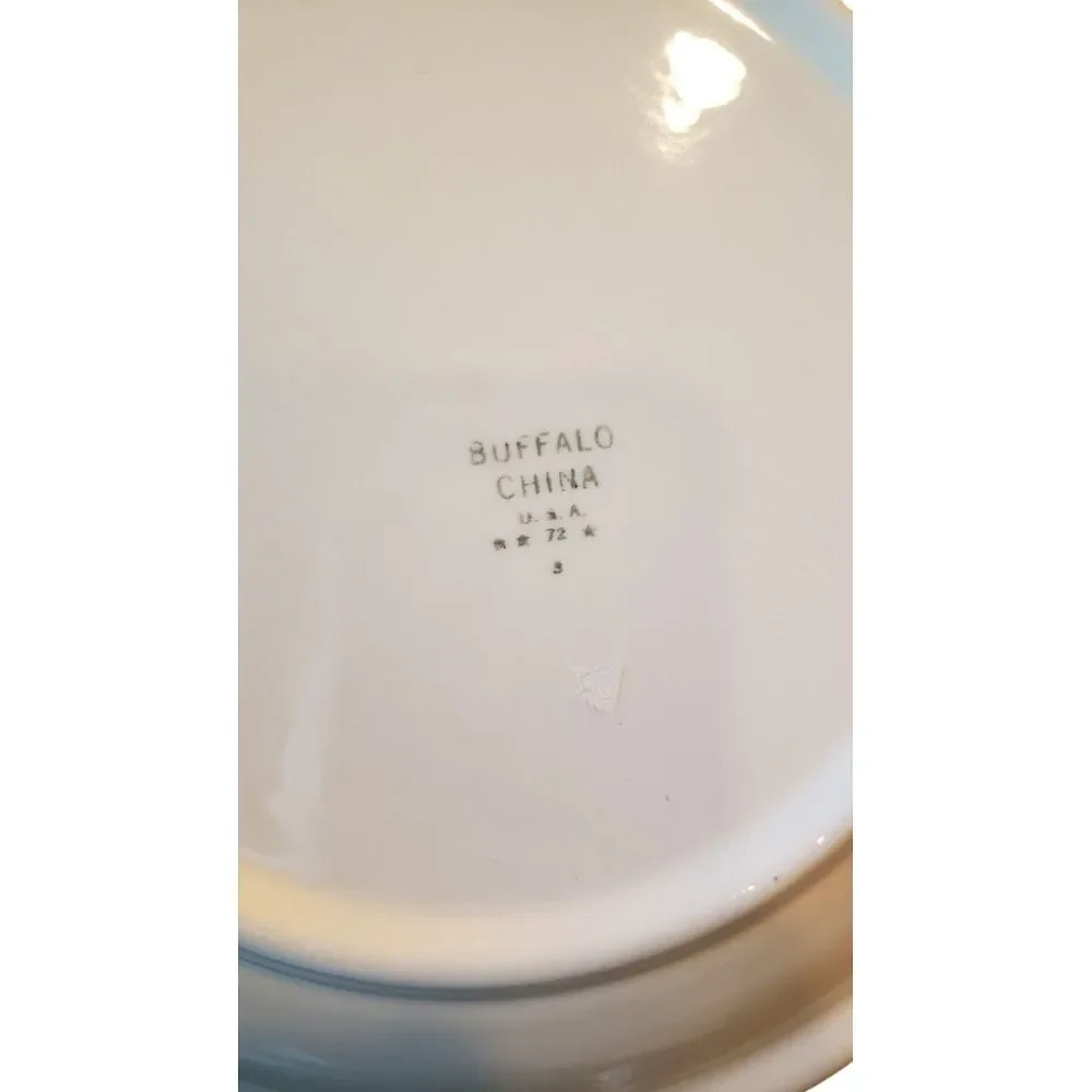 Vintage 4 Buffalo China Cafe Restaurant Ware 8-3/4